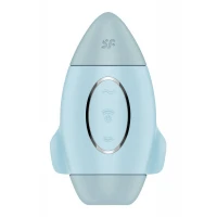 Вакуумний вібратор Satisfyer Mission Control blue