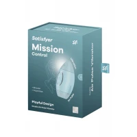 Вакуумний вібратор Satisfyer Mission Control blue — фото 3