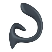 Вибратор для двойной стимуляции SATISFYER G for Goddess 1, с гибким стержнем, серый — фото 6