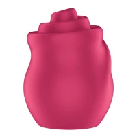 Вакуумний стимулятор Satisfyer Tongue Twister, з рухомим язичком та вібрацією, червоний, 9 см — фото 5
