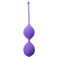 Вагінальні кульки BOSS SERIES Silicone Kegel Balls, силіконові, фіолетові