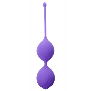 Вагинальные шарики BOSS SERIES Silicone Kegel Balls, силиконовые, фиолетовые