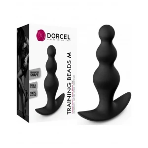 Анальная цепочка Dorcel Training Beads, силиконовая, размер M