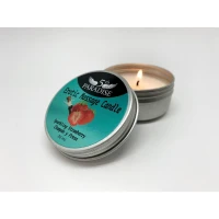 Массажная свеча 5th Paradise Erotic Massage Candle Sparkling Strawberry, с ароматом клубники и шампанского, 30 мл