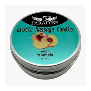 Массажная свеча 5th Paradise Erotic Massage Candle, с ароматом персика, 30 мл