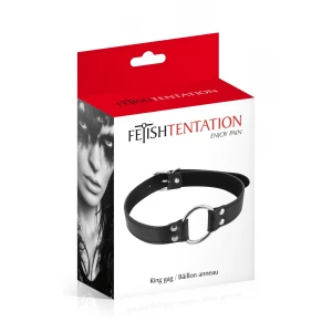 Кляп-кольцо CONCORDE PRO Open Mouth Gag, черный, 48 мм