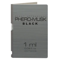Парфуми з феромонами Aurora Cosmetics PHERO-MUSK Black, для чоловіків, чорний, 1 мл