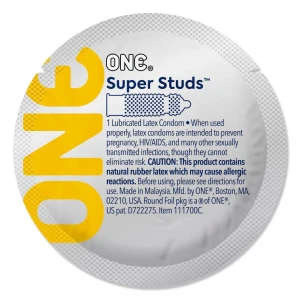 Презервативы ONE Super Studs, текстурированные, латексные