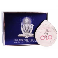 Презервативы OLO Blue Budda, ультратонкие, с гиалуроновой пролонгирующей смазкой, синие, 10 шт