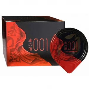 Презервативы OLO RedBlack, ультратонкие, с гиалуроновой смазкой и термоэффектом, 10 шт