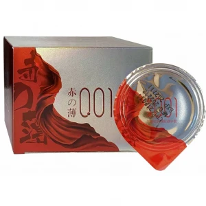 Презервативы OLO RedSilver, ультратонкие, с термоэффектом и гиалуроновой смазкой, 10 шт
