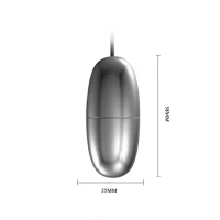 Вібро яйце Baile Silver Vibrating Egg — фото 3