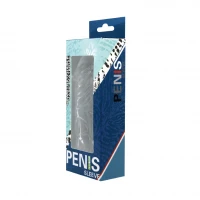 Насадка на пенис BAILE Pretty Love Penis Sleeve, закрытая, прозрачная, 14 см — фото 6
