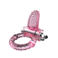 Эрекционное кольцо с вибрацией BAILE Sweet Vibration Ring, с клиторальным стимулятором