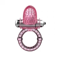 Эрекционное кольцо с вибрацией BAILE Sweet Vibration Ring, с клиторальным стимулятором — фото 3