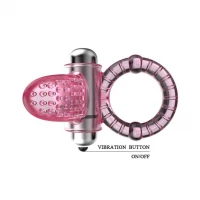 Эрекционное кольцо с вибрацией BAILE Sweet Vibration Ring, с клиторальным стимулятором — фото 6