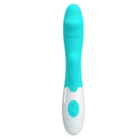 Вібратор з кліторальною стимуляцією Pretty Love Snappy light blue — фото 9