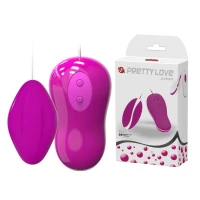 Віброяйце PRETTY LOVE Avery, з пультом керування, рожеве