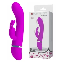 Вибратор-кролик Pretty Love Freda, розовый, 18,9 см