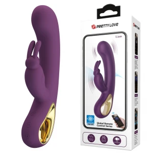 Вібратор PRETTY LOVE Liam purple, 12 vibration functions Mobile APP Long-distance Control