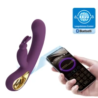 Вібратор PRETTY LOVE Liam purple, 12 vibration functions Mobile APP Long-distance Control — фото 5