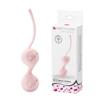 Вагинальные шарики PRETTY LOVE Kegel Tighten Up I, нежно-розовые