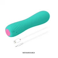 Вібратор PRETTY LOVE ELFIN 12 FUNCTIONS USB GREEN — фото 3