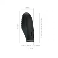 Вібратор  PRETTY LOVE GILO 18mm Fingering — фото 8