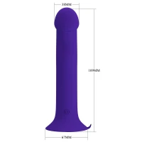 Вибратор Pretty Love Murray Youth, с присоской — фото 7