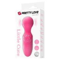 Вибромассажер PRETTY LOVE Mini Stick, силиконовый, розовый, 12 см — фото 10