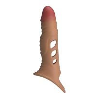Насадка на пенис с вибрацией PRETTY LOVE Vibrating Penis Sleeve Extender, 22 см — фото 3