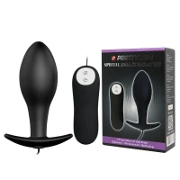 Анальная пробка с вибрацией PRETTY LOVE Special Anal Stimulation Plug 1, черная