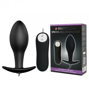Анальная пробка с вибрацией PRETTY LOVE Special Anal Stimulation Plug 1, черная