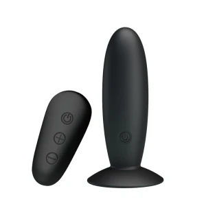 Анальна пробка з вібрацією MR Play Super Rower Remote Control Vibrating Anal Plug, чорна
