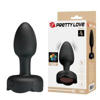 Анальная пробка с вибрацией PRETTY LOVE Olman, силикон