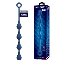 Анальная цепочка MR PLAY Waterdrop Anal Balls, размер M