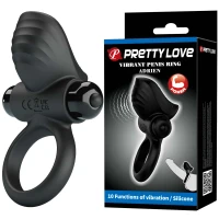 Віброкільце PRETTY LOVE Vibrate Penis Ring ADRIEN 10 functions — фото 2