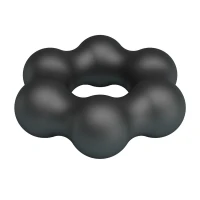 Эрекционное кольцо PRETTY LOVE Crazy Bull Super Soft Silicone Clauzell, чёрное — фото 2