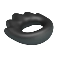Ерекційне кільце Crazy Bull Super Soft Silicone Habert, чорне — фото 3