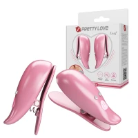 Зажимы для сосков с вибрацией PRETTY LOVE Leaf