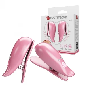 Зажимы для сосков с вибрацией PRETTY LOVE Leaf