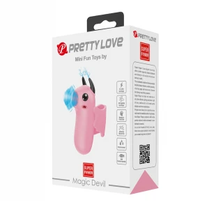 Вибростимулятор PRETTY LOVE Magic Devil, с функцией электростимуляции