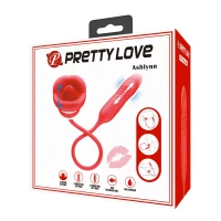 Вібростимулятор PRETTY LOVE Ashlynn, 5 vibration functions 5 thrusting settings 5 licking settings — фото 2