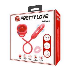 Вібростимулятор PRETTY LOVE Ashlynn, 5 vibration functions 5 thrusting settings 5 licking settings