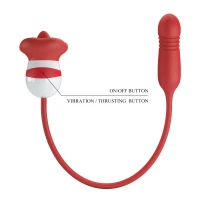 Вібростимулятор PRETTY LOVE Ashlynn, 5 vibration functions 5 thrusting settings 5 licking settings — фото 6