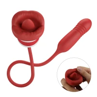 Вібростимулятор PRETTY LOVE Ashlynn, 5 vibration functions 5 thrusting settings 5 licking settings — фото 9