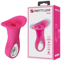 Клиторальный вибростимулятор с функцией облизывания PRETTY LOVE Clyde
