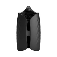 Мастурбатор з вібрацією Pretty Love Black Glans Trainer, чорний — фото 4