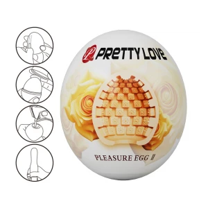 Мастурбатор PRETTY LOVE Pleasure Egg II, ABS/TPR
