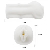 Набор мастурбаторов BAILE Masturbator Vibrating, вагина, классический, TPR, 3 шт — фото 4